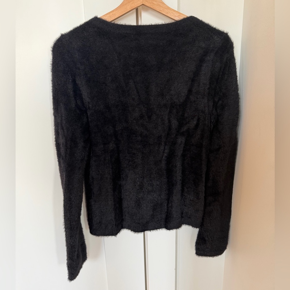 Madewell Hewitt Cardigan Sweater True Black Medium - Picture 9 of 11